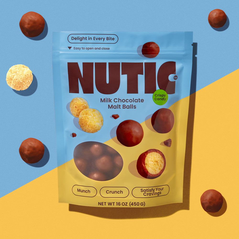 Natural Milk Chocolate Malt Balls with delivery